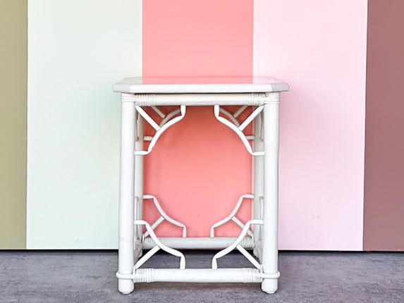 Cute Ficks Reed Rattan Side Table