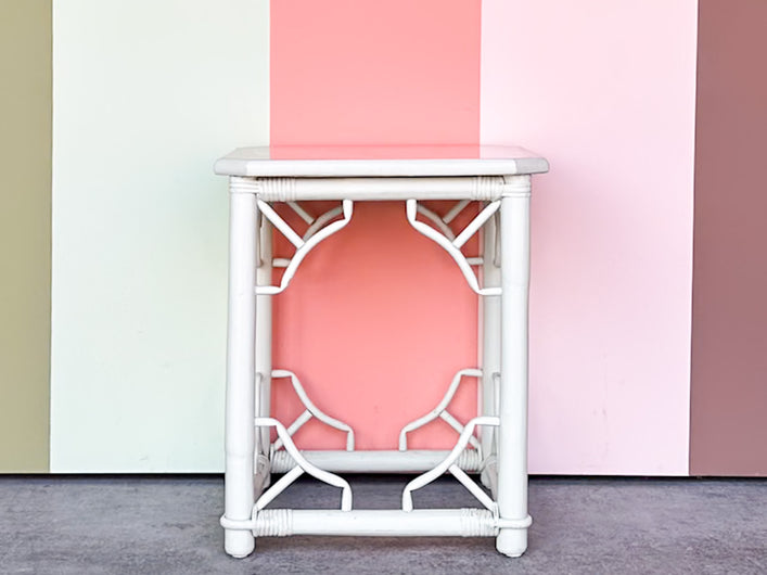 Cute Ficks Reed Rattan Side Table