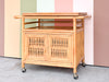 Old Florida Flip Top Rattan Bar