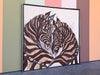 Safari Chic Zebra Art Signed Williams
