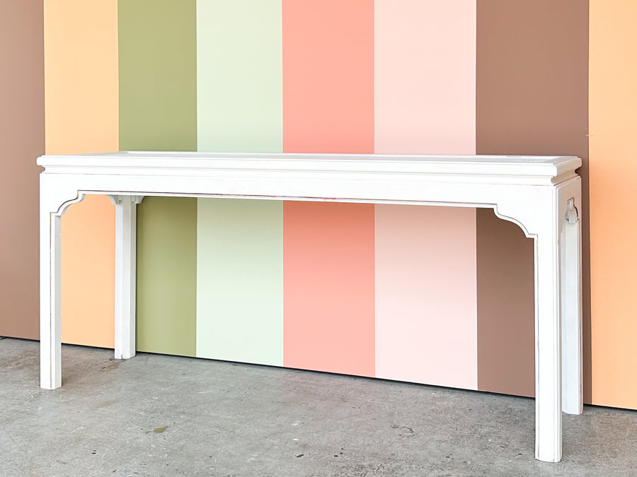 Moroccan Chic Cane Console