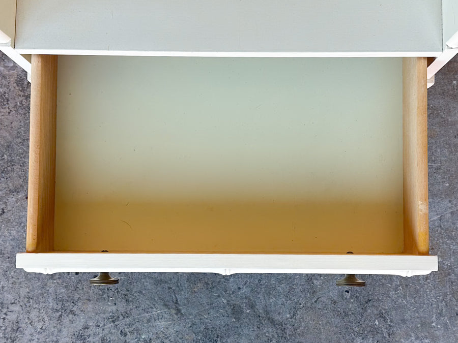 Pair of Palm Beach Chic Faux Bamboo Nightstands