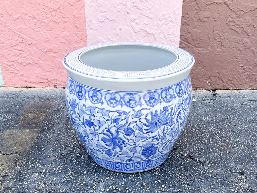 Blue and White Forever Cachepot