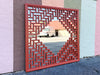 Large Fab Coral Fretwork Mirror