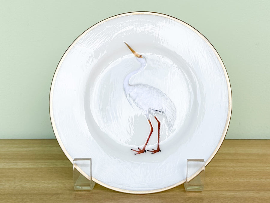 Set of Three Decoupage Bird Plates