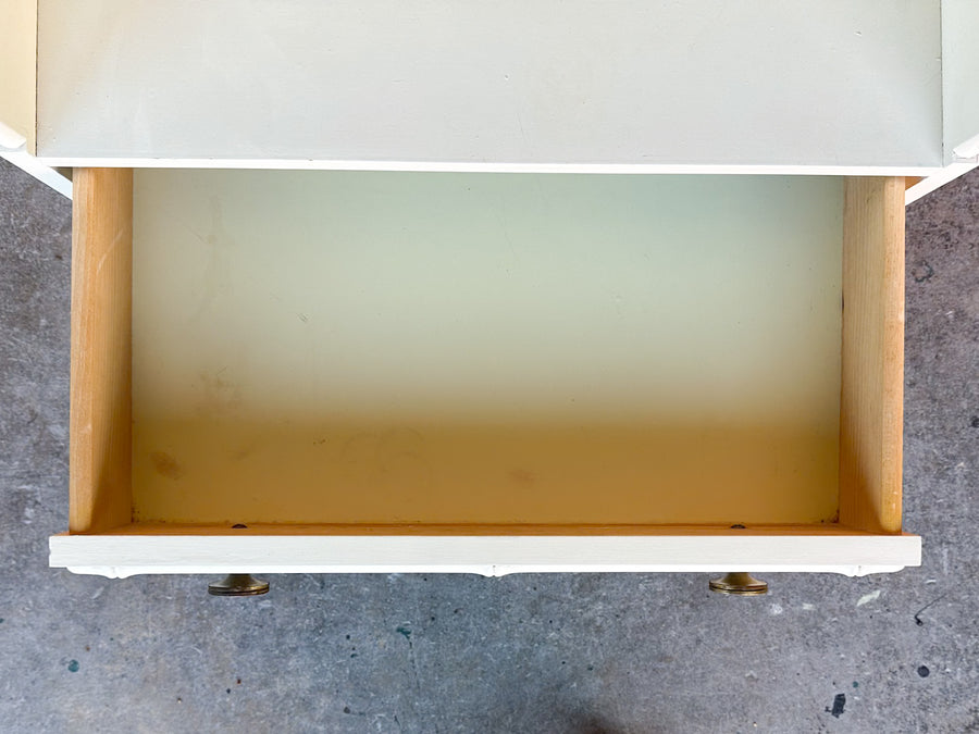 Pair of Palm Beach Chic Faux Bamboo Nightstands