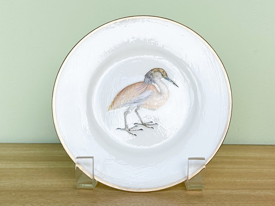 Set of Three Decoupage Bird Plates