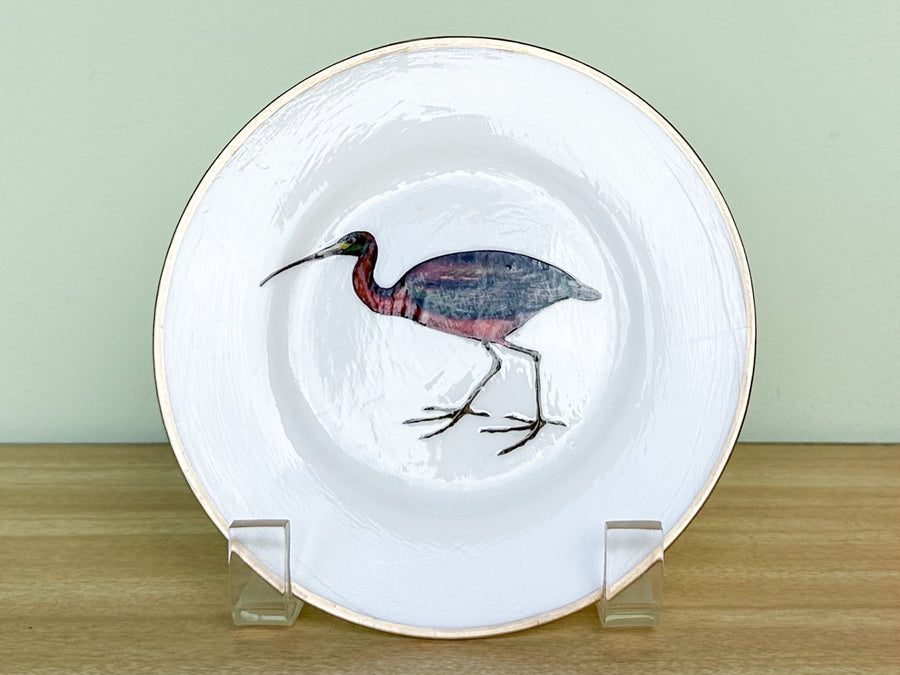 Set of Three Decoupage Bird Plates