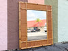 Old Florida Rattan Mirror
