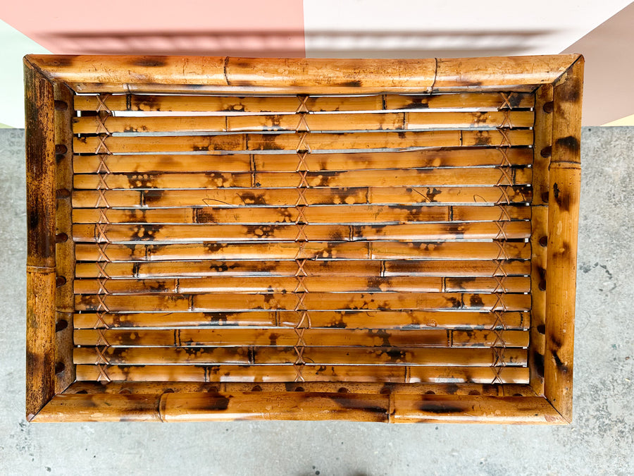 Tortoiseshell Bamboo Folding Tray