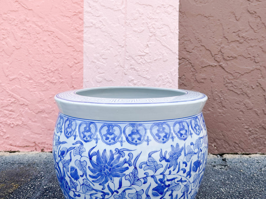 Blue and White Forever Cachepot
