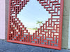 Large Fab Coral Fretwork Mirror