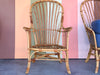 Pair of High Back Rattan Chairs