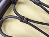 Black Sunburst Rattan King Headboard