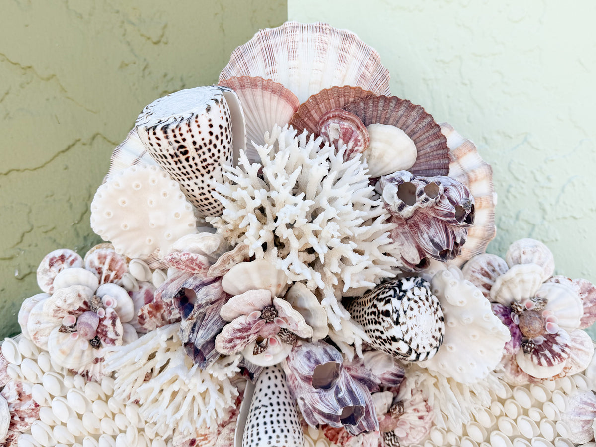 Lavender Love Shell Chic Mirror