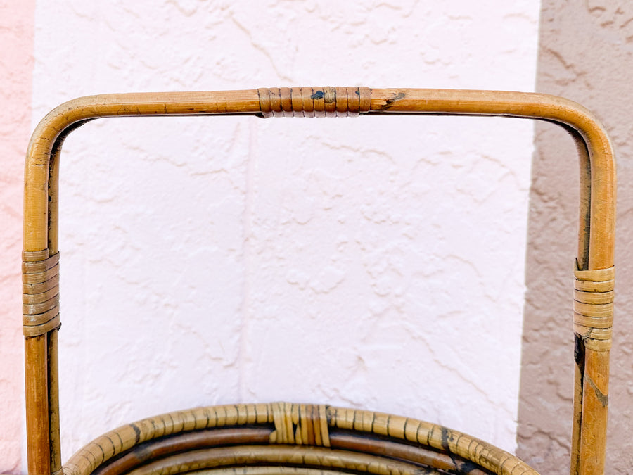 Rattan Tray with Handle