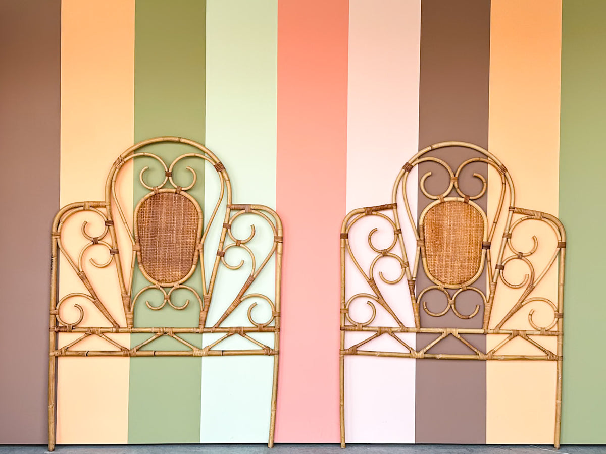 Pair of Whimsical Twin Headboards