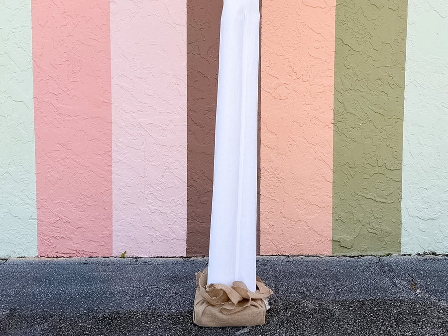 Nine Foot Canvas Banana Palm Tree