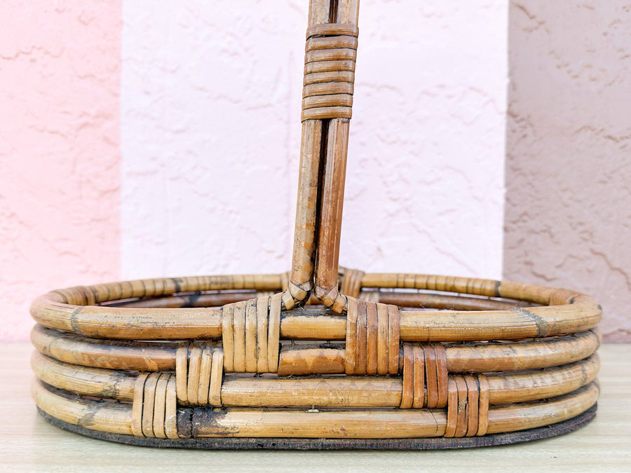 Rattan Tray with Handle
