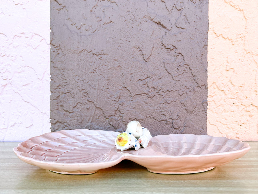 Iridescent Pink Shell Serving Dish