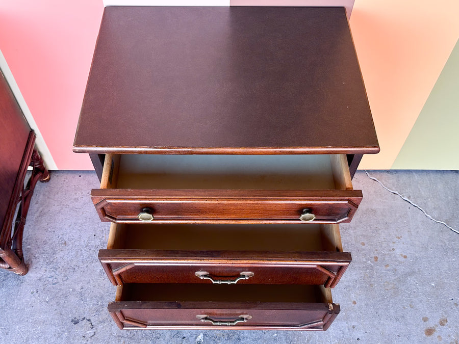 Pair of Handsome Ficks Reed Nightstands
