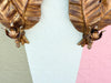 Pair of Palm Leaf Wall Sconces