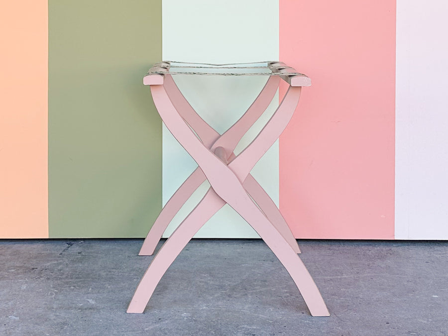 Pink Ribbon Luggage Rack