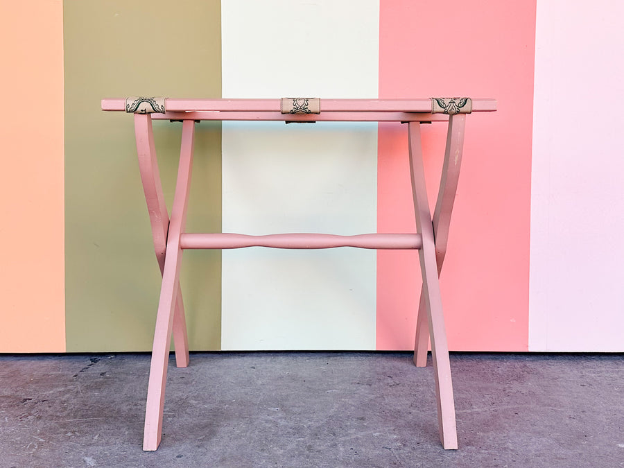Pink Ribbon Luggage Rack