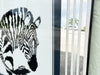 Wild Mirrored Zebra Art