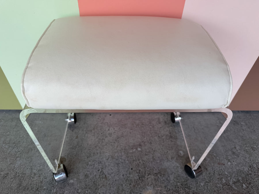 Lucite Stool
