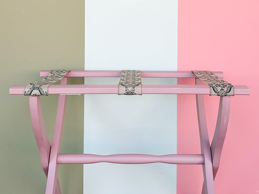 Pink Ribbon Luggage Rack