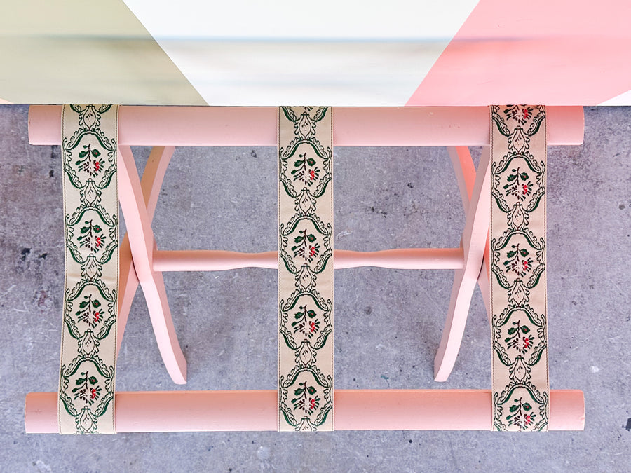 Pink Ribbon Luggage Rack