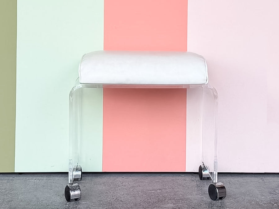 Lucite Stool