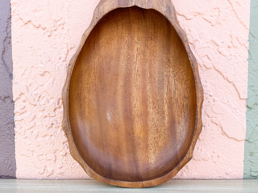 Pineapple Monkey Pod Serving Bowl