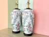 Pair of Pretty Floral Lamps