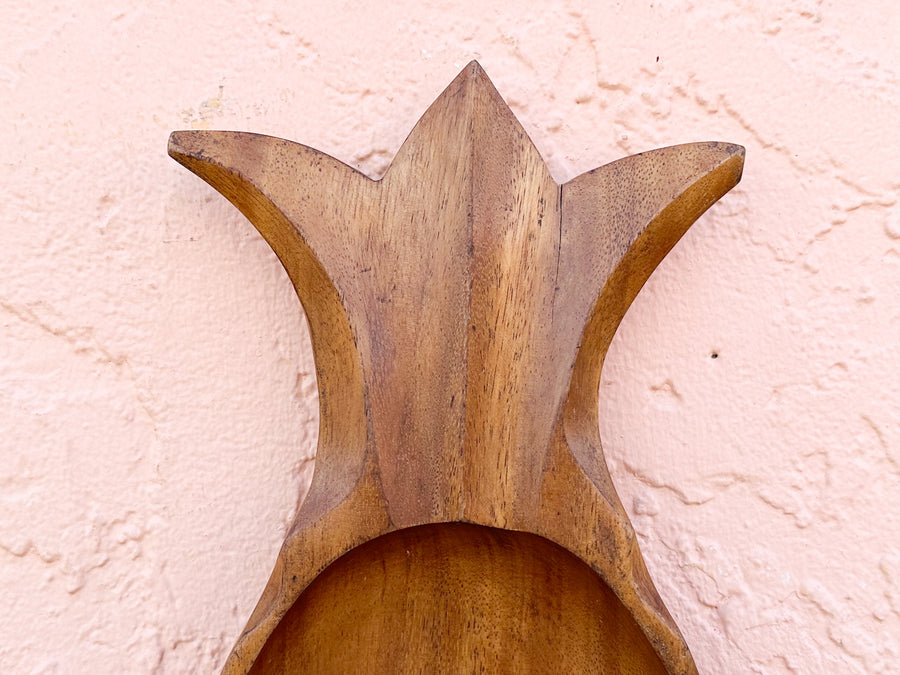 Pineapple Monkey Pod Serving Bowl