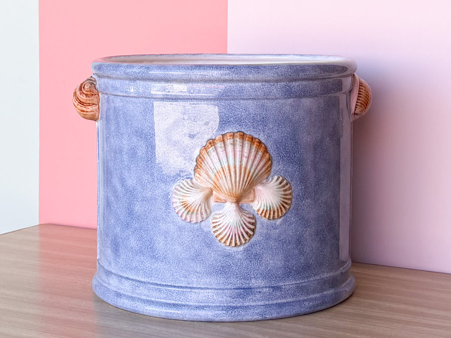 Pretty Periwinkle Seashell Cachepot