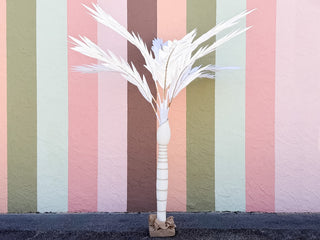 Seven Foot Canvas Royal Palm Tree