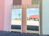 Pair of Palm Beach Style Faux Bamboo Mirrors