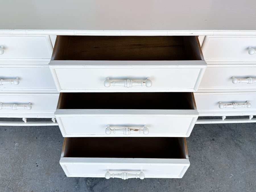 Century Faux Bamboo Dresser