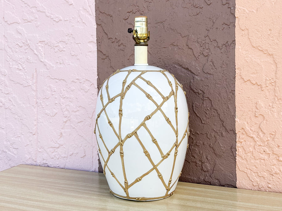 Faux Bamboo Icing Lamp