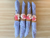 Set of Eight Shell Chic Pink Coral Napkin Rings