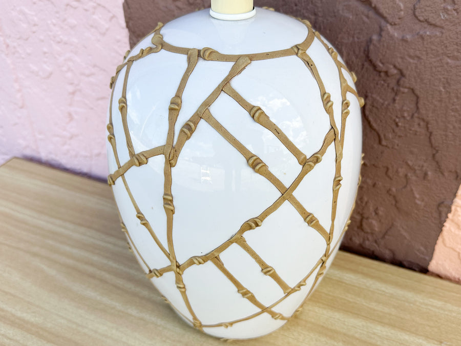 Faux Bamboo Icing Lamp
