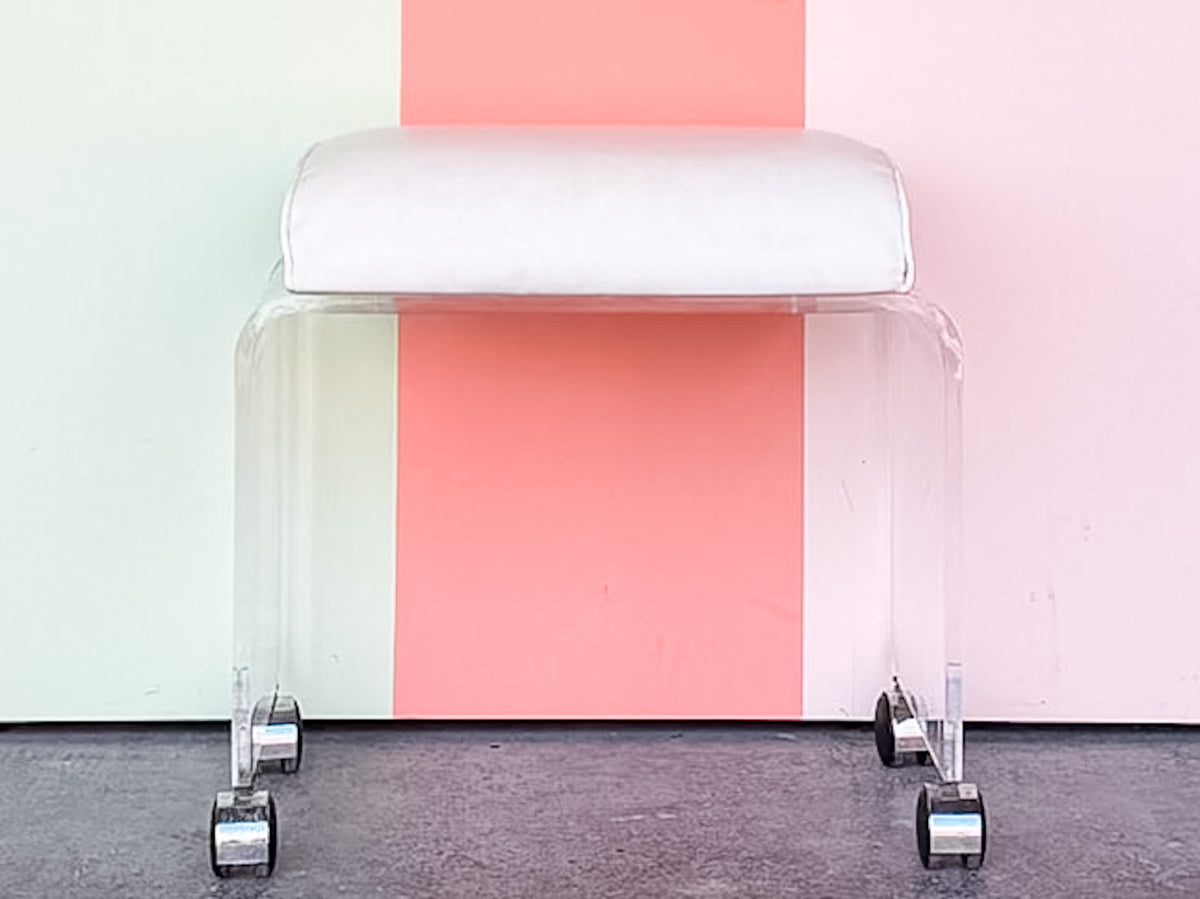 Lucite Stool