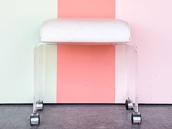 Lucite Stool