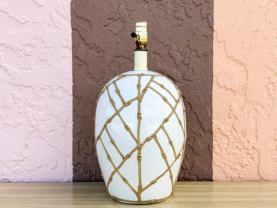 Faux Bamboo Icing Lamp