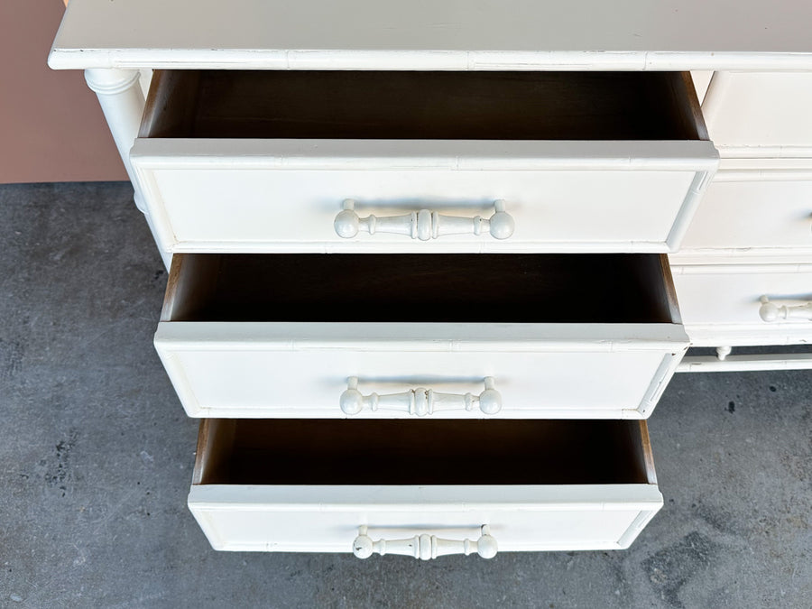 Century Faux Bamboo Dresser
