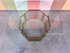 MCM Brass Octagon Coffee Table