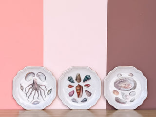 Shell Chic Decoupage Plate