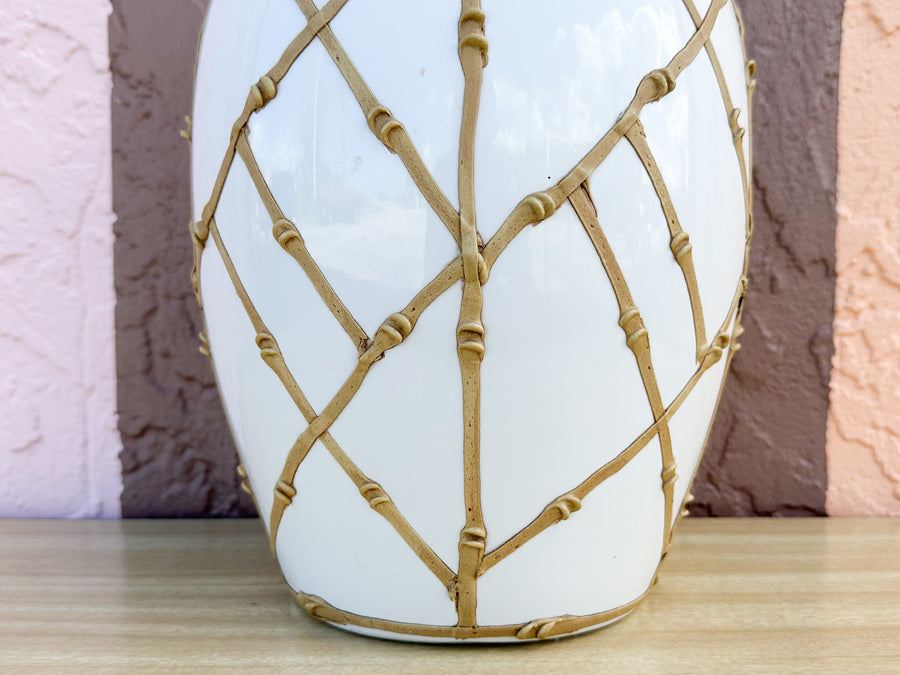 Faux Bamboo Icing Lamp